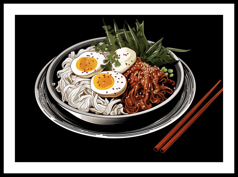 Plakat 59,4x42cm Ramen w Sztuce zdjęcie 3