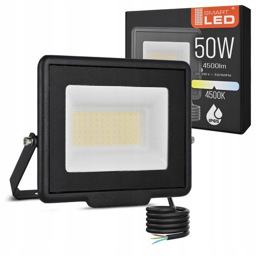 Halogen Naświetlacz LED 50W 4500K Reflektor Zewnętrzny Ogrodowy na Arena.pl