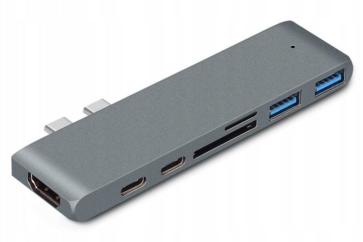ADAPTER HUB PRZEJŚCIÓWKA USB-C USB THUNDERBOLT HDMI 4K DO MACBOOK PRO AIR zdjęcie 11