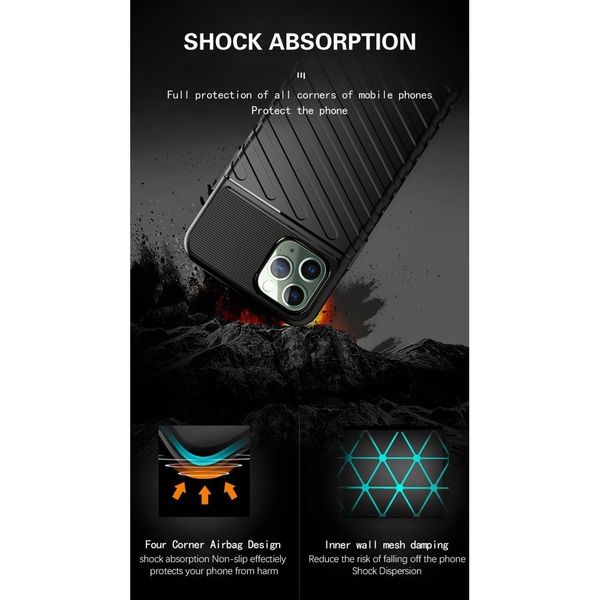 Etui Iphone 11 Pro Pancerne Thunder Czarne zdjęcie 13