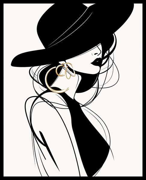 Plakat 40x50cm Uwikłana Elegancja zdjęcie 2