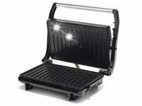 SUPER Kontaktowy grill elektryczny CONTACT GRILL RVS INOX 700W Tristar