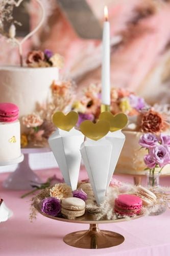 Topper drewniany Serce, 23cm na Arena.pl