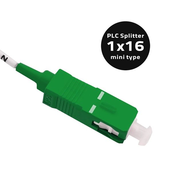 Qoltec Splitter 1x16 | SC/APC - SC/APC | G.657A | Singlemode | 0.9 mm zdjęcie 1