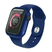 uniq etui nautic apple watch series4/5/6/se 40mm niebieski/blue