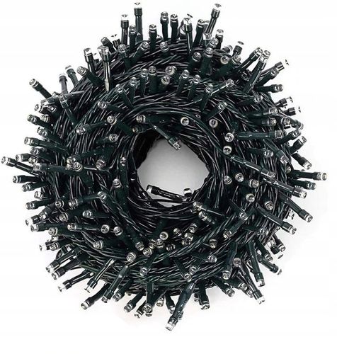 LAMPKI CHOINKOWE 500 LED ZEWNĘTRZNE WEW BIAŁY CIEPŁY MIX PROGRAMATOR MOCNE na Arena.pl