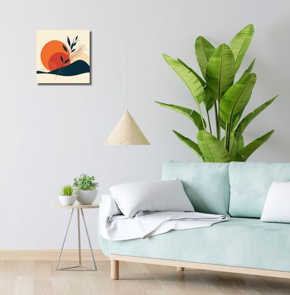 Obraz 30x30cm Jesienne Sylwety zdjęcie 2