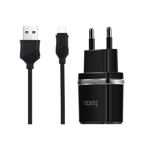 Ładowarka sieciowa HOCO 2.4A DUAL USB z kablem micro na Arena.pl