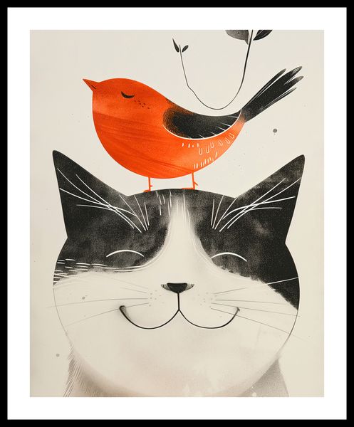 Plakat 40x50cm Pyzaty Przyjaciel zdjęcie 3