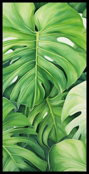 Plakat 50x100cm Tajemnice Liści zdjęcie 2