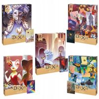 PUZZLE DIXIT ZESTAW na prezentowy 5 X 1000 EL + 5 KARTY DO GRY