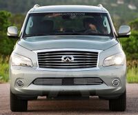 Infiniti QX56 - Chromowane Listwy Grill Chrom Atrapy Zderzaka Tuning