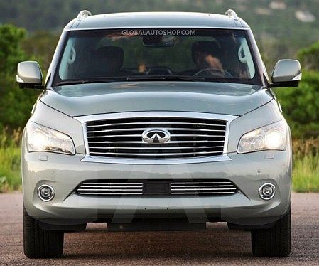 Infiniti QX56 - Chromowane Listwy Grill Chrom Atrapy Zderzaka Tuning zdjęcie 1