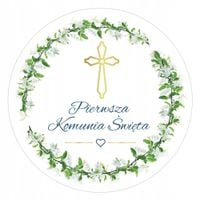 naklejki 12szt. na komunię świętą