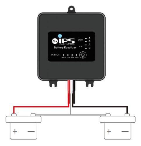 IPS-BB-24-LED: 24V Battery Balancer / Charger Equalizer with LED display na Arena.pl