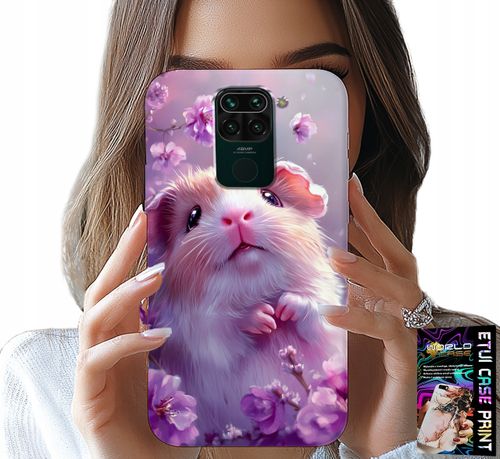 ETUI DO XIAOMI NOTE 9 - SŁODKI CHOMIK, GRYZONIE WZORY DLA DZIECI na Arena.pl