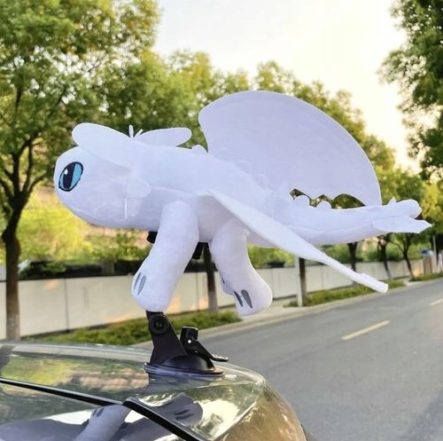 ZESTAW MASKOTEK 2X FURIA NOCNA I BIAŁA FURIA 30CM JAK WYTRESOWAĆ SMOKA SMOK na Arena.pl