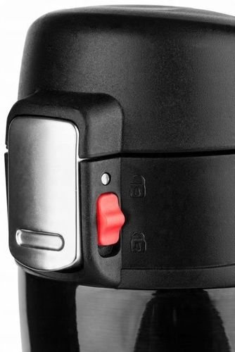 KUBEK TERMICZNY TERMOS NA KAWĘ HERBATĘ DO SAMOCHODU 440 ml PREZENT CZARNY na Arena.pl