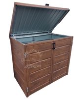 Zabudowa koszy na śmieci wiata śmietnikowa 140x80x120 cm 2x240L ID503