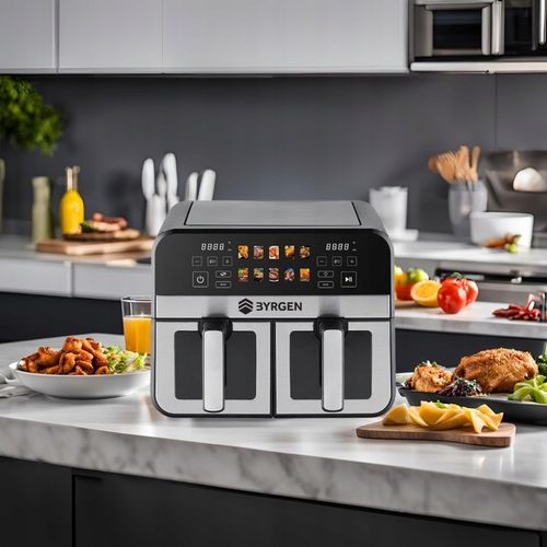 Air Fryer dwukomorowy 9L frytkownica beztłuszczowa dual 2400W suszarka na Arena.pl