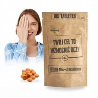 LUTEINA 40mg + ZEAKSANTYNA 8mg Oczy Zdrowy Wzrok Wysoka Dawka 100 dni