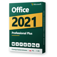 Klucz Office 2021 Professional Plus PL Microsoft Licencja Wieczysta