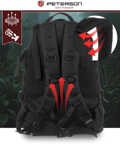 plecak ptn bl003-8069 black zdjęcie 4