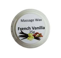 Wosk do masażu FRANCUSKA WANILIA 25g