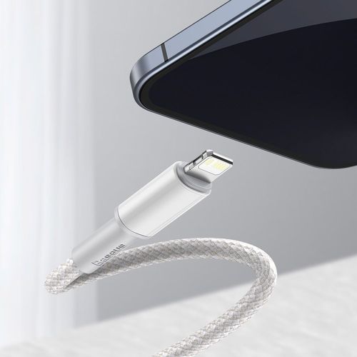 Kabel przewód do iPhone USB-C - Lightning szybkie ładowanie 20W 2m - biały na Arena.pl