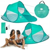 NAMIOT PLAŻOWY parawan SAMOROZKŁADAJĄCY 2-osobowy OGRODOWY turystyczny ETUI
