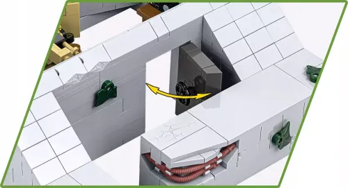 Klocki COBI 3136 German Bunker Regelbau 667 niemiecki schron bunkier na Arena.pl