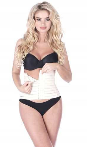 Orirose PAS gorset mocno WYSZCZUPLAJĄCY brzuch talię poporodowy Z REGULACJĄ na Arena.pl