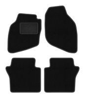 Dywaniki welurowe LUX Honda Jazz II 2002-2008 czarne z mocowaniami