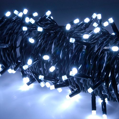 LAMPKI CHOINKOWE Z FLASH ŚWIATEŁKA 200led BIAŁE ZIMNE ZEWNĘTRZNE WEWNĘTRZNE na Arena.pl
