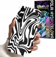 ETUI CASE DO SAMSUNG S23 FE -ABSTRAKCJA ZEBRA MODNE WZORY DLA KOBIET + FOLI