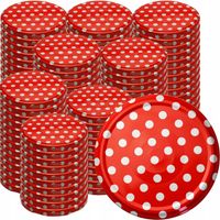 100x ZAKRĘTKI DO SŁOIKÓW FI 82 6-ZACZEPOWA WIECZKA NAKRĘTKI WIECZKO