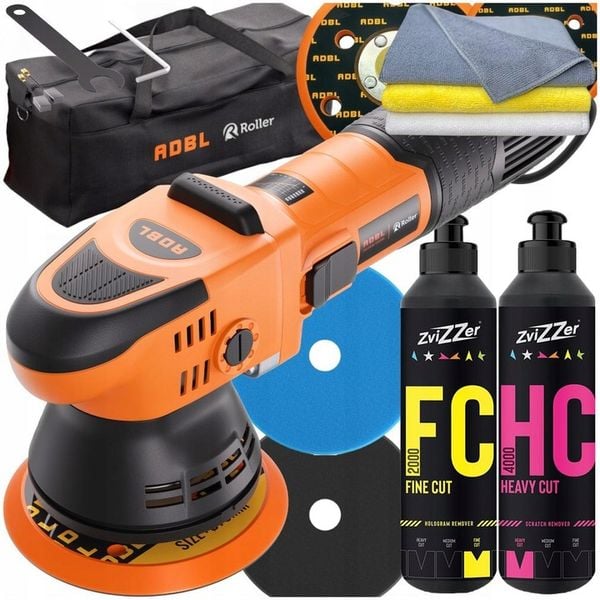 ADBL Roller D09125 Zestaw Maszyna Polerska Pasty Zvizzer Polerka Lakieru zdjęcie 1