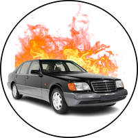 Opłatek na tort Mercedes Auto Samochód Logo Urodziny 18 30 40 50