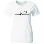 KOSZULKA SERCE LINIA ŻYCIA, BIAŁA, ROZ. 2XL