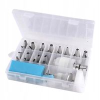 Tylki cukiernicze zestaw do dekorowania 36 szt adapter worek szpilka