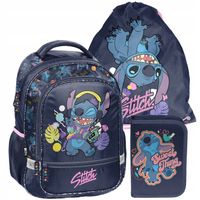 PLECAK szkolny PASO STICH TORNISTER - klasa 1-3 -ZESTAW 3 el. Lilo i Stitch