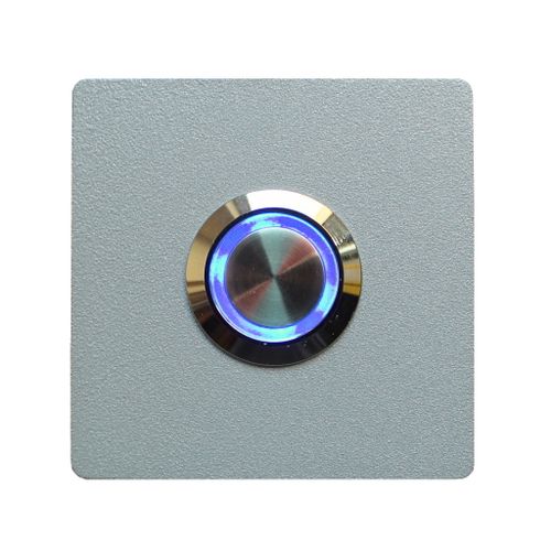 Przycisk dzwonka do domofonu wyjścia furtki bramy drzwi słupka LED czarny na Arena.pl