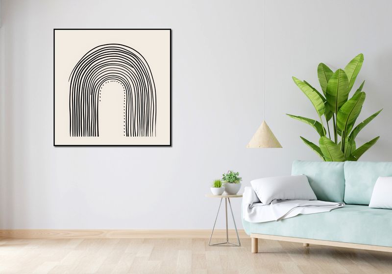 Plakat 100x100cm Symetria Łuku zdjęcie 4