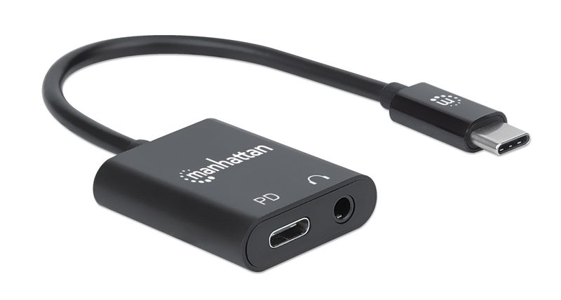 Adapter Słuchawkowy USB-C na Jack 3.5mm z USB-C PD MHT_153355 zdjęcie 2