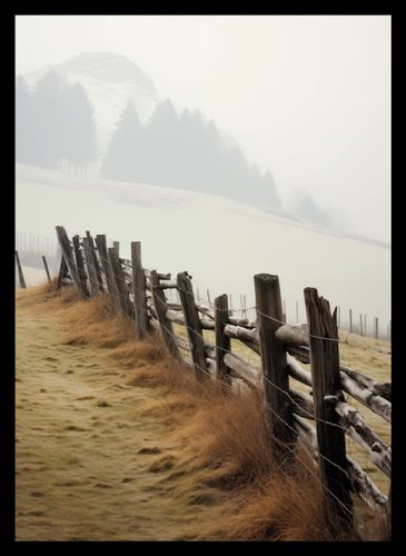 Plakat 25x35cm Spowity Mgłą na Arena.pl