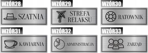 Tabliczka piktogram Grawerowana Informacyjna na Arena.pl