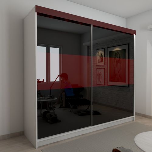 Szafa Przesuwna PARIS 200 Połysk Kolory na Arena.pl