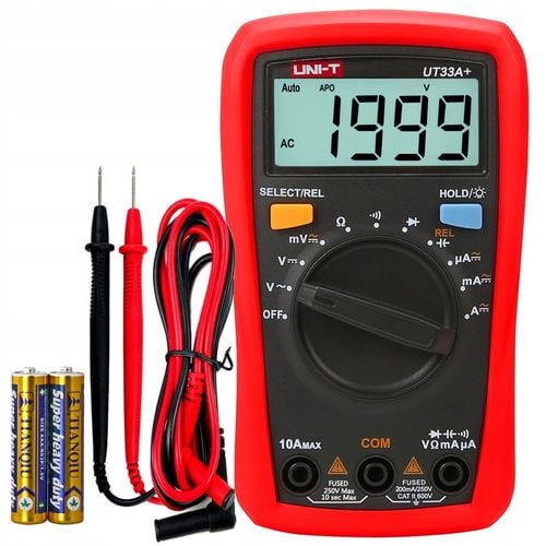 AUTOMATYCZNY Miernik PRĄDU NAPIĘCIA UT33A+ na Arena.pl