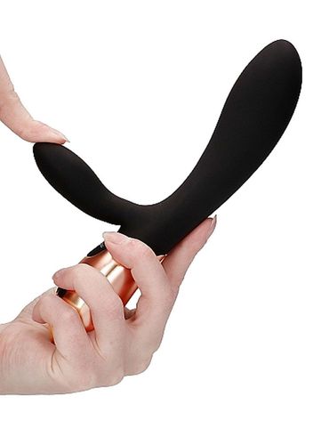 heating g-spot vibrator - exquisite - black na Arena.pl