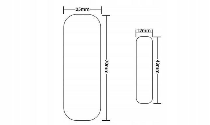 Czujnik Otwarcia Drzwi i Okna Smart ZigBee Tuya zdjęcie 9
